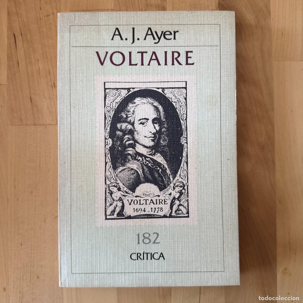 Libros de segunda mano: A. J. Ayer - Voltaire - Editorial Cr&iacute;tica 182 - Filosof&iacute;a