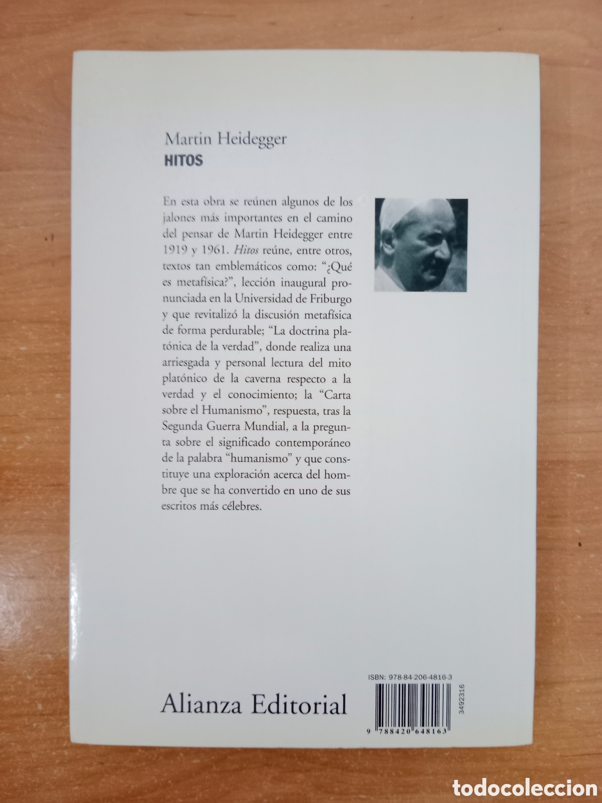 Libros de segunda mano: MARTIN HEIDEGGER, HITOS, ALIANZA EDITORIAL - Foto 3