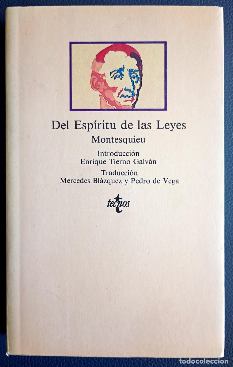 Libros de segunda mano: Montesquieu . Del esp&iacute;ritu de las leyes - Foto 1