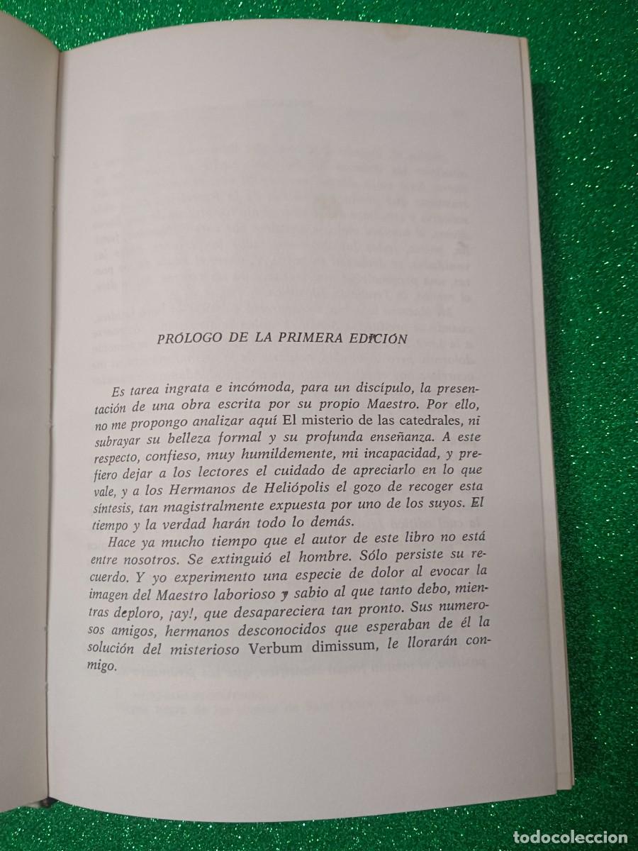 Libros de segunda mano: EL MISTERIO DE LAS CATEDRALES FULCANELLI - Foto 7