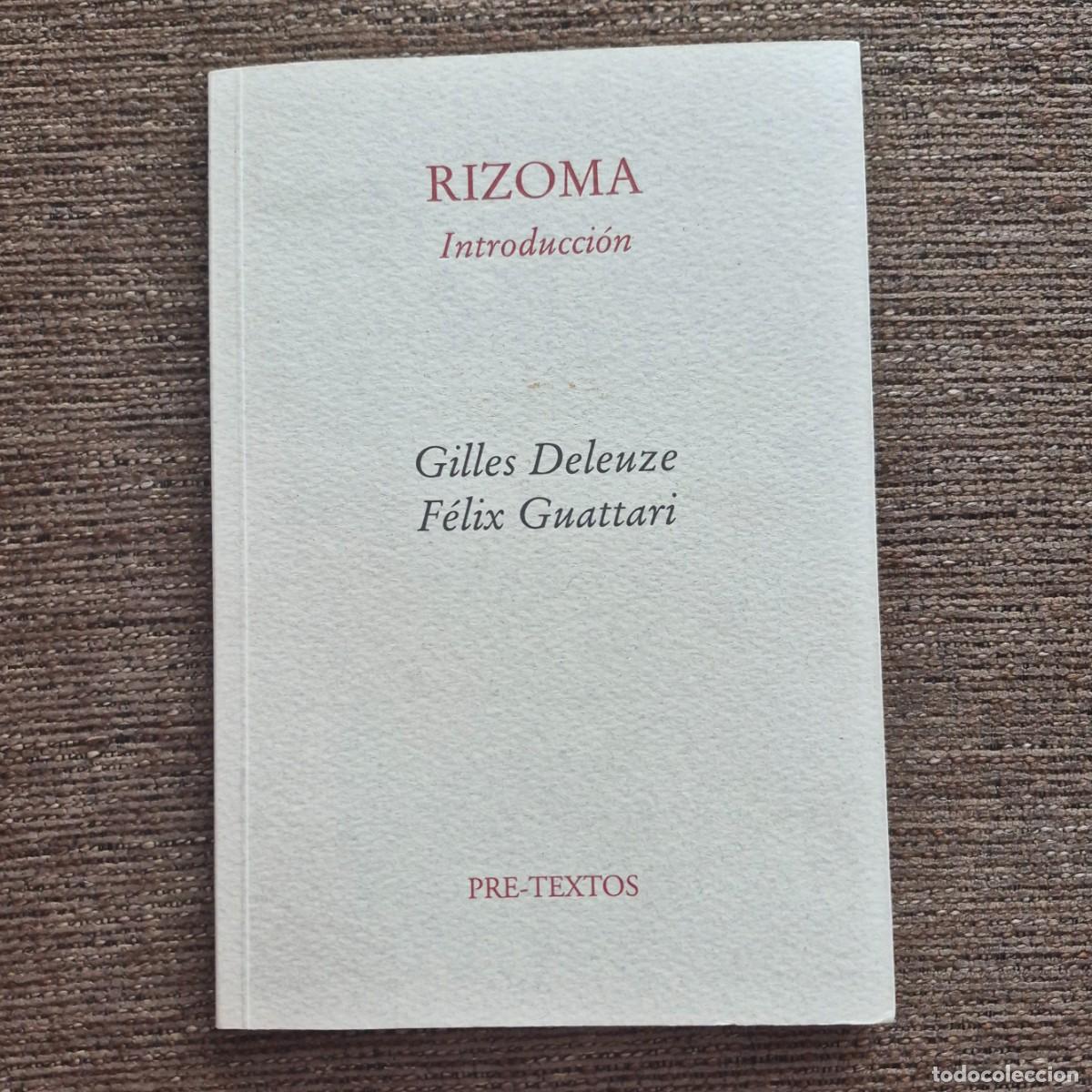 Libros de segunda mano: RIZOMA - GILLES DELEUZE / F&Eacute;LIX GUATTARI
