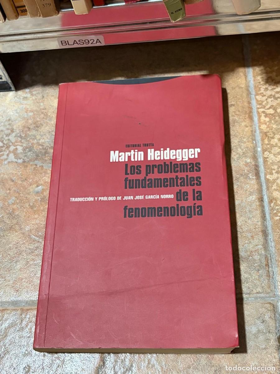Libros de segunda mano: BLAS92A Martin Heidegger Los problemas fundamentales de la fenomenolog&iacute;a &ndash; Editorial Trotta