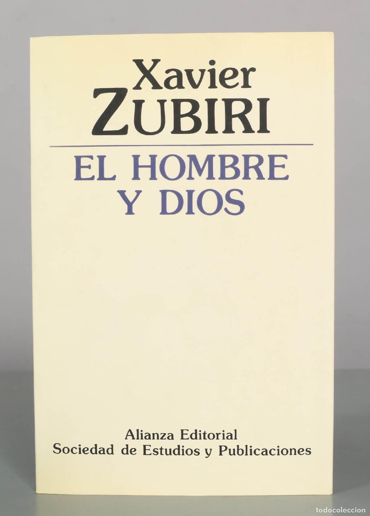 Libros de segunda mano: El hombre y Dios - Xavier Zubiri - Alianza Editorial