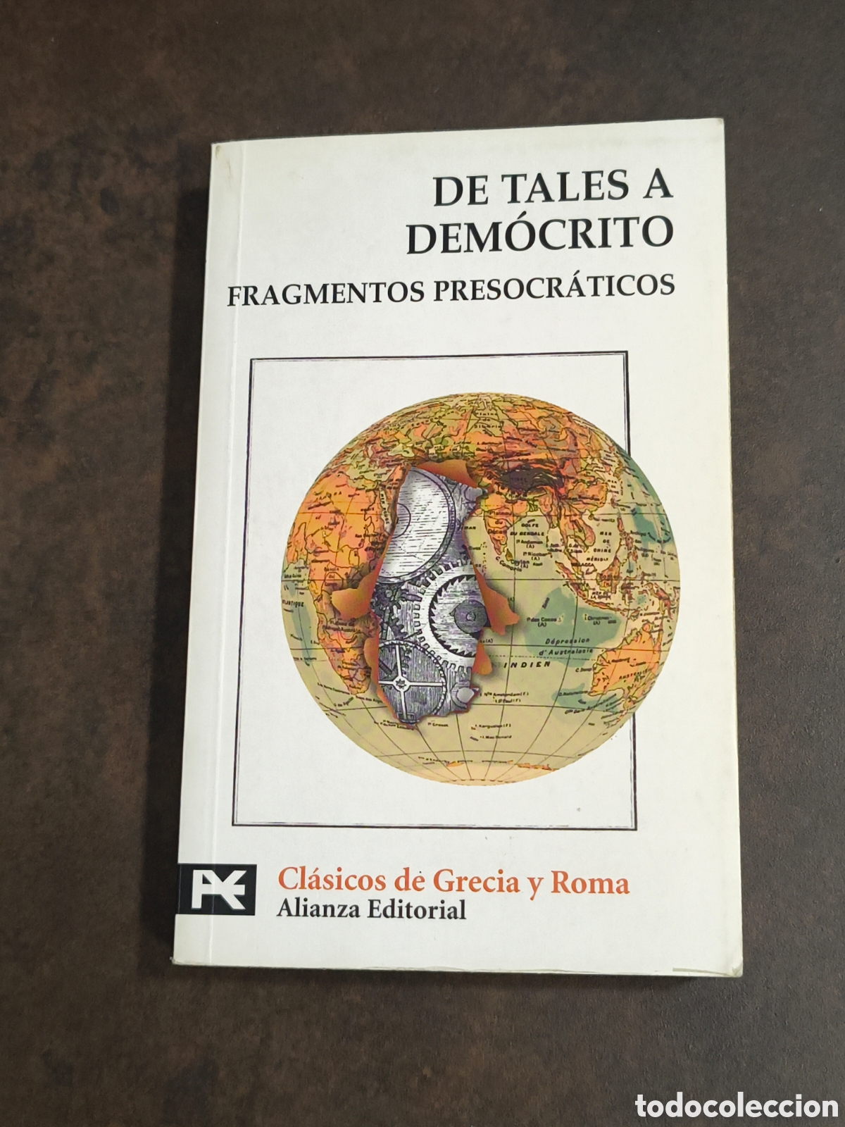 Libros de segunda mano: DE TALES A DEMOCRITO. FRAGMENTOS PRESOCRATICOS (ALIANZA EDITORIAL)