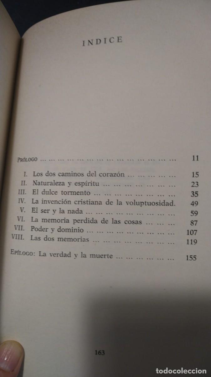 Libros de segunda mano: LA MEMORIA PERD&Iacute;DA DE LAS COSAS - EUGENIO TR&Iacute;AS - Foto 3
