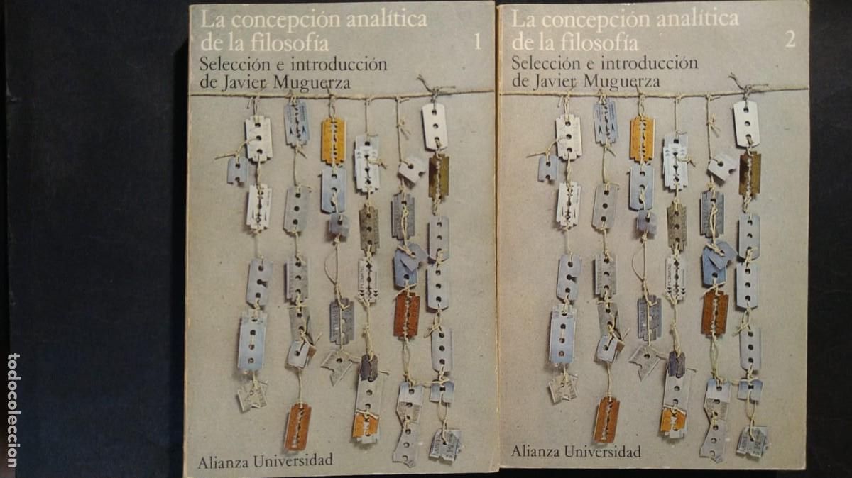 Libros de segunda mano: LA CONCEPCI&Oacute;N ANAL&Iacute;TCA DE LA FILOSOF&Iacute;A I y II - JAVIER MUGUERZA