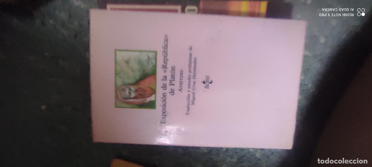 Libros de segunda mano: Exposici&oacute;n de la Rep&uacute;blica de Plat&oacute;n - AVERROES Abu-l-Walid Muhammad b. Ahmad b. M. Ibn Rusd
