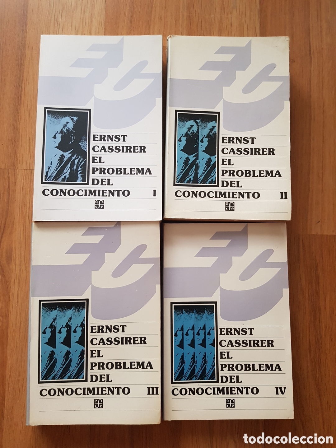 Libros de segunda mano: El problema del conocimiento Ernst Cassirer. 4 tomos completa