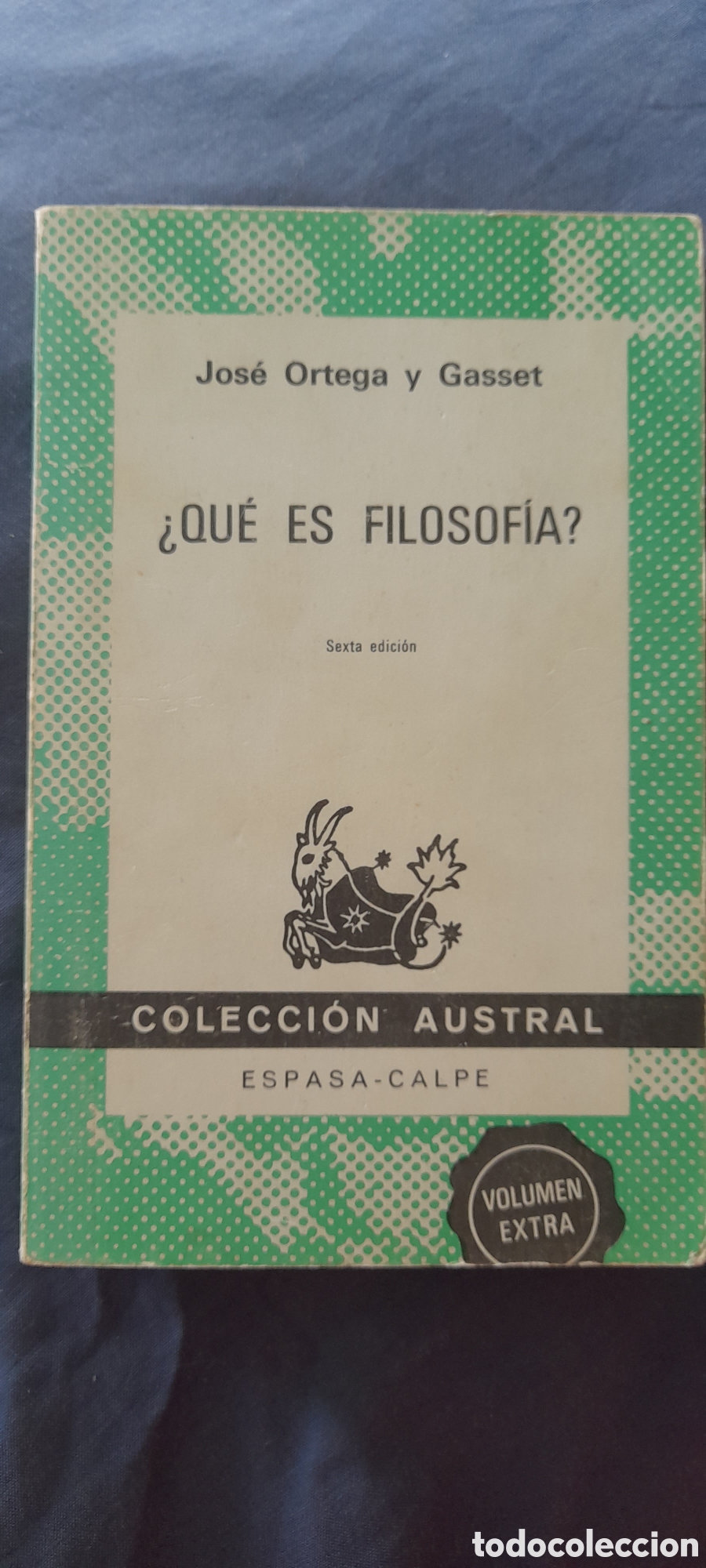 Libros de segunda mano: Que es la filosof&iacute;a?. Jos&eacute; Ortega y Gasset