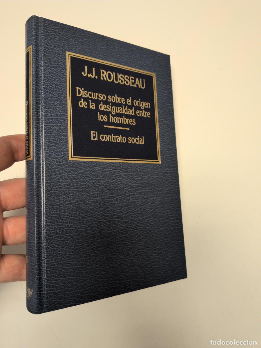 Libros de segunda mano: Discurso sobre el origen de la desigualdad entre los hombres/El contrato social - J.J. Rousseau