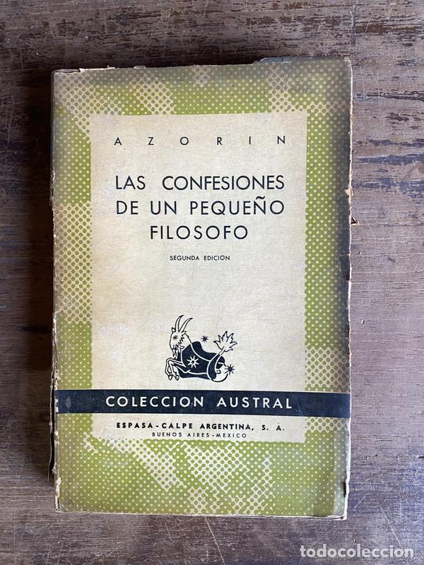 Libros de segunda mano: Las confesiones de un peque�o filosofo - Azorin