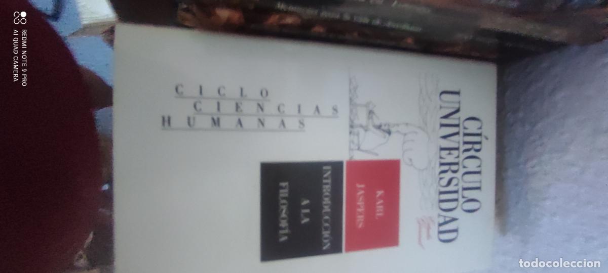 Libros de segunda mano: KARL JASPERS. INTRODUCCI&Oacute;N A LA FILOSOF&Iacute;A .C&Iacute;RCULO UNIVERSIDAD
