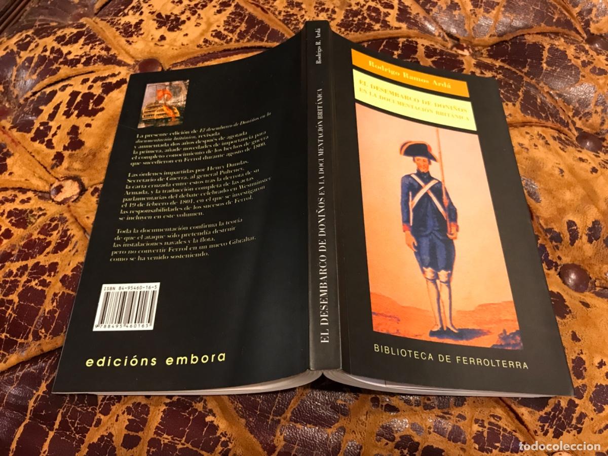 Libros de segunda mano: RODRIGO RAMOS ARD&Aacute;. EL DESEMBARCO DE DONI&Ntilde;OS EN LA DOCUMENTACI&Oacute;N BRIT&Aacute;NICA. 2002, FERROL