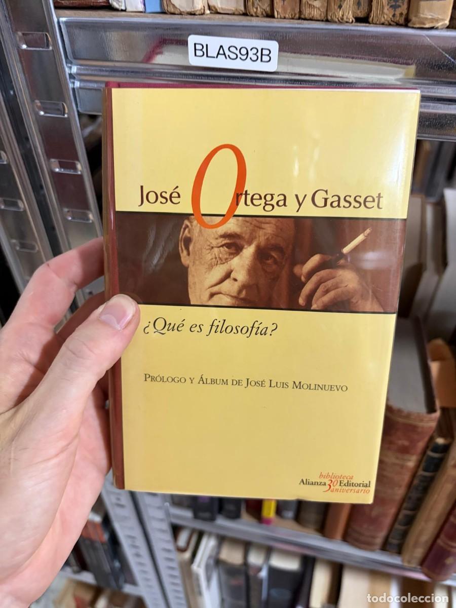Libros de segunda mano: BLAS93B &iquest;Qu&eacute; es filosof&iacute;a? &ndash; Jos&eacute; Ortega y Gasset &ndash; Alianza Editorial (Biblioteca 30 Aniversario).