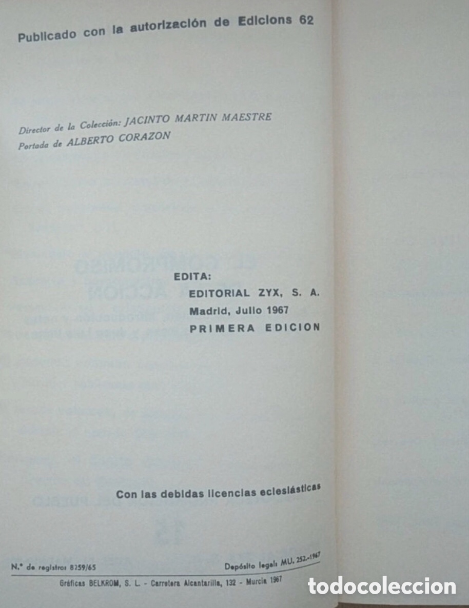 Libros de segunda mano: El compromiso de la acci&oacute;n. Emmanuel Mounier - Foto 5