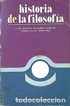 Libros de segunda mano: Historia de la filosof&iacute;a. ANAYA. COU. J. M. Navarro Cord&oacute;n