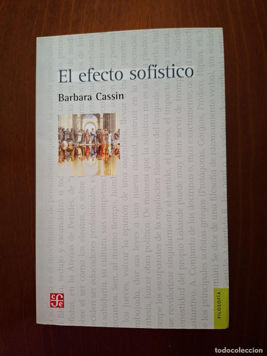 Libros de segunda mano: El efecto sof&iacute;stico - Cassin, Barbara