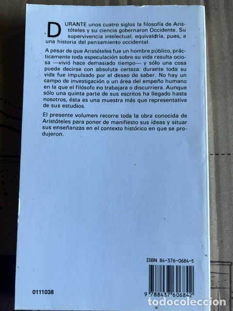 Libros de segunda mano: Arist&oacute;teles -Jonathan Barnes- - Foto 2