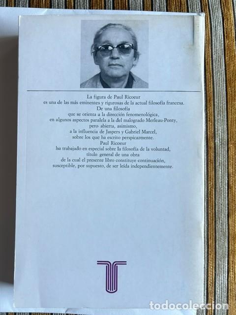 Libros de segunda mano: Finitud y culpabilidad -Paul Ricoeur- - Foto 2