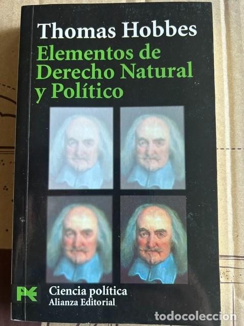 Libros de segunda mano: Elementos de Derecho Natural y Pol&iacute;tico -Thomas Hobbes-
