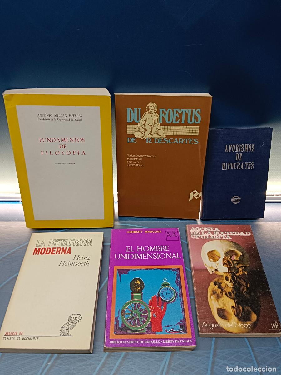 Libros de segunda mano: Lote de 6 sobre filosof&iacute;a , diferentes editoriales