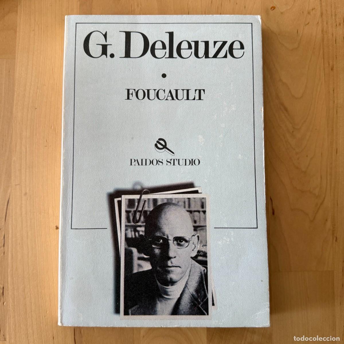 Libros de segunda mano: Llibre: Foucault de G. Deleuze (Paid&oacute;s Studio, Filosofia)