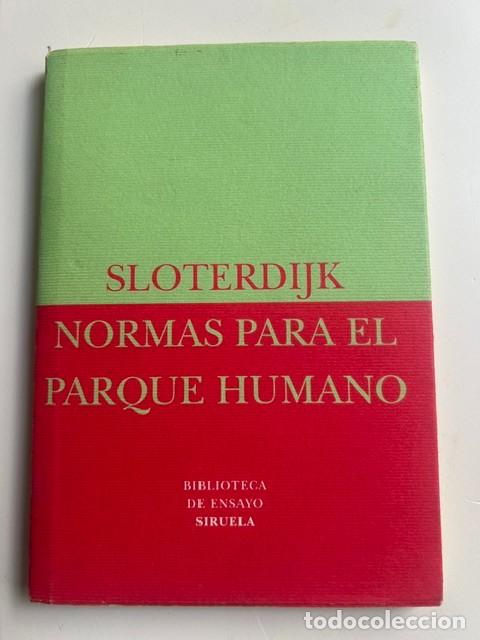 Libros de segunda mano: Normas para el parque humano -Sloterdijk-