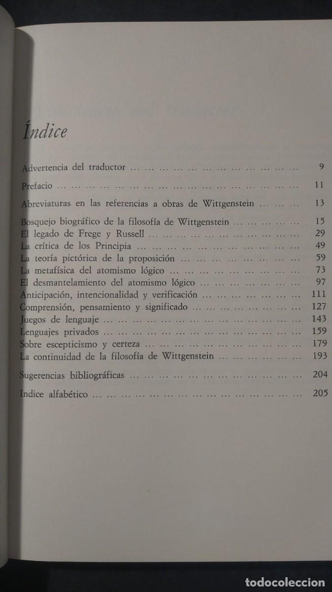 Libros de segunda mano: WITTGENSTEIN - ANTHONY KENNY - Foto 4