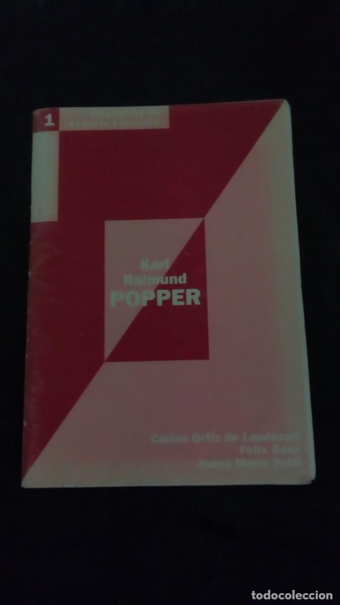 Libros de segunda mano: KARL RAIMUND POPPER.- CARLOS ORTIZ DE LANDAZURI-CUADERNOS DE ANUARIO FILOS&Oacute;FICO