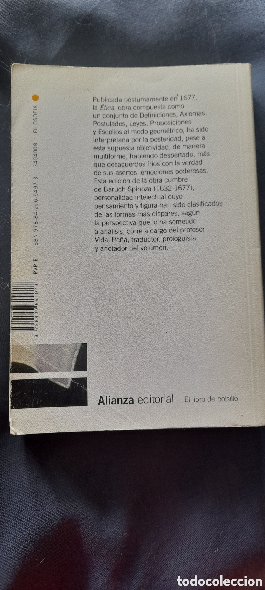 Libros de segunda mano: Spinoza. &Eacute;tica. ....... - Foto 2