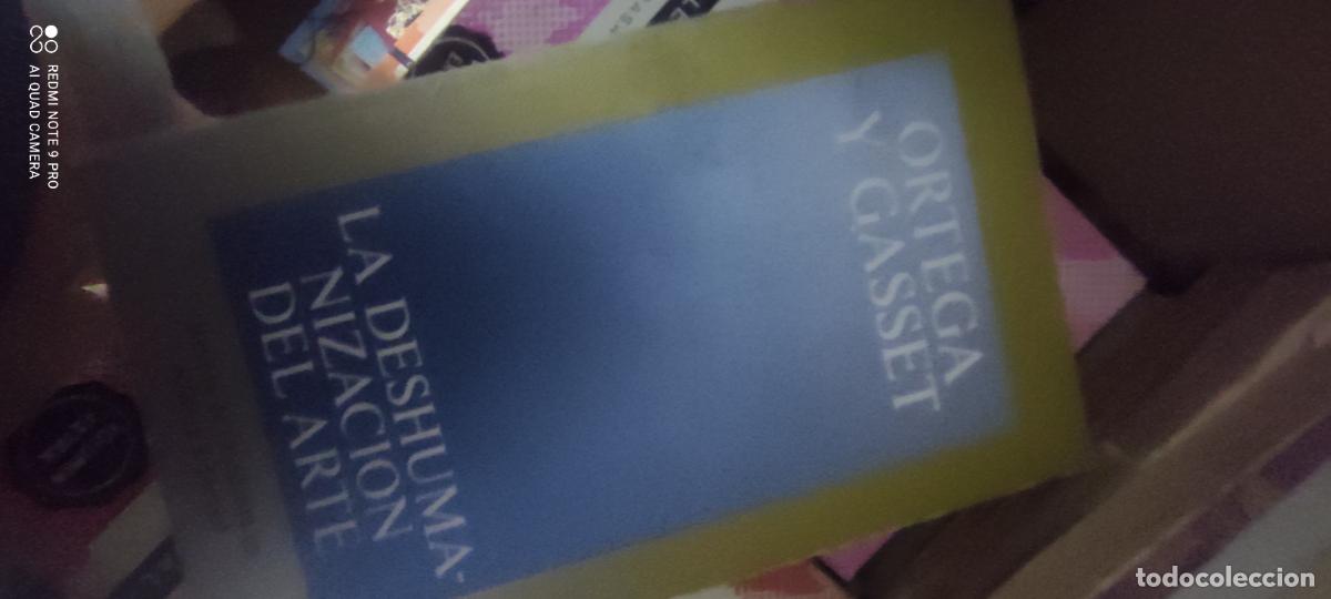 Libros de segunda mano: LA DESHUMANIZACION DEL ARTE. ORTEGA Y GASSET. ALIANZA EDITORIAL. Austral