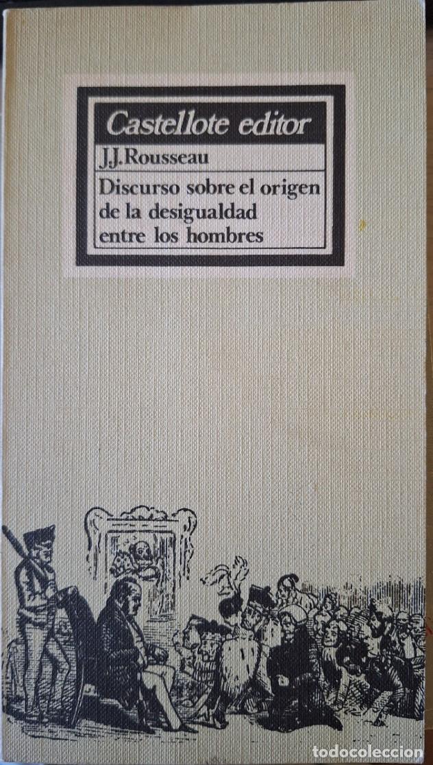 Libros de segunda mano: DISCURSO SOBRE EL ORIGEN DE LA DESIGUALDAD ENTRE LOS HOMBRES. - ROUSSEAU, J.J.