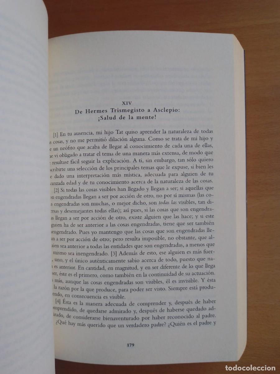 Libros de segunda mano: Corpus Hermeticum y Asclepio, de Brian P. Copenhaver (ed.) - Foto 3