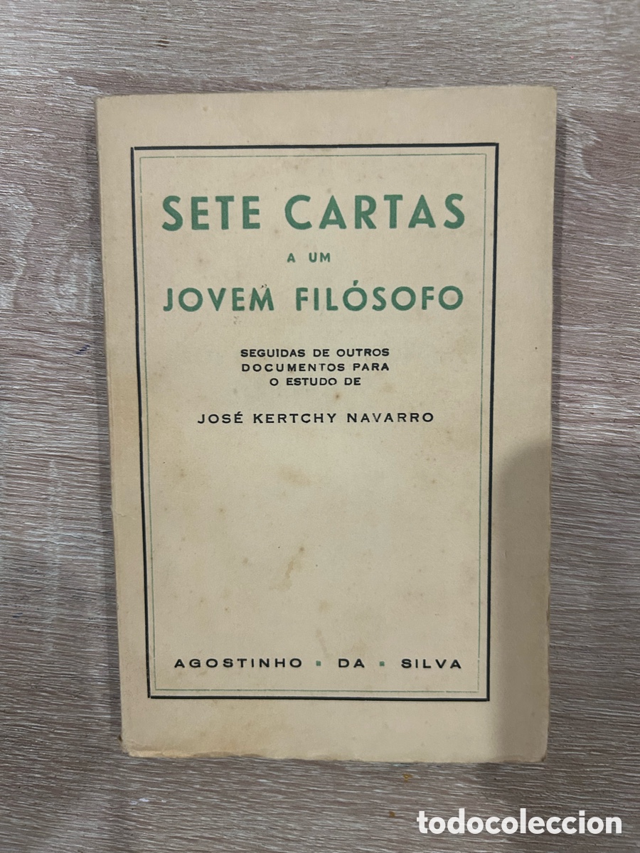 Libros de segunda mano: Sete Cartas a um Jovem Fil&oacute;sofo