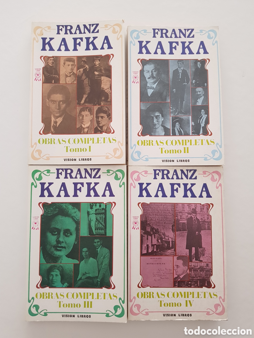 Libros de segunda mano: Franz Kafka &ndash; Obras completas (4 tomos) &ndash; Vision Libros