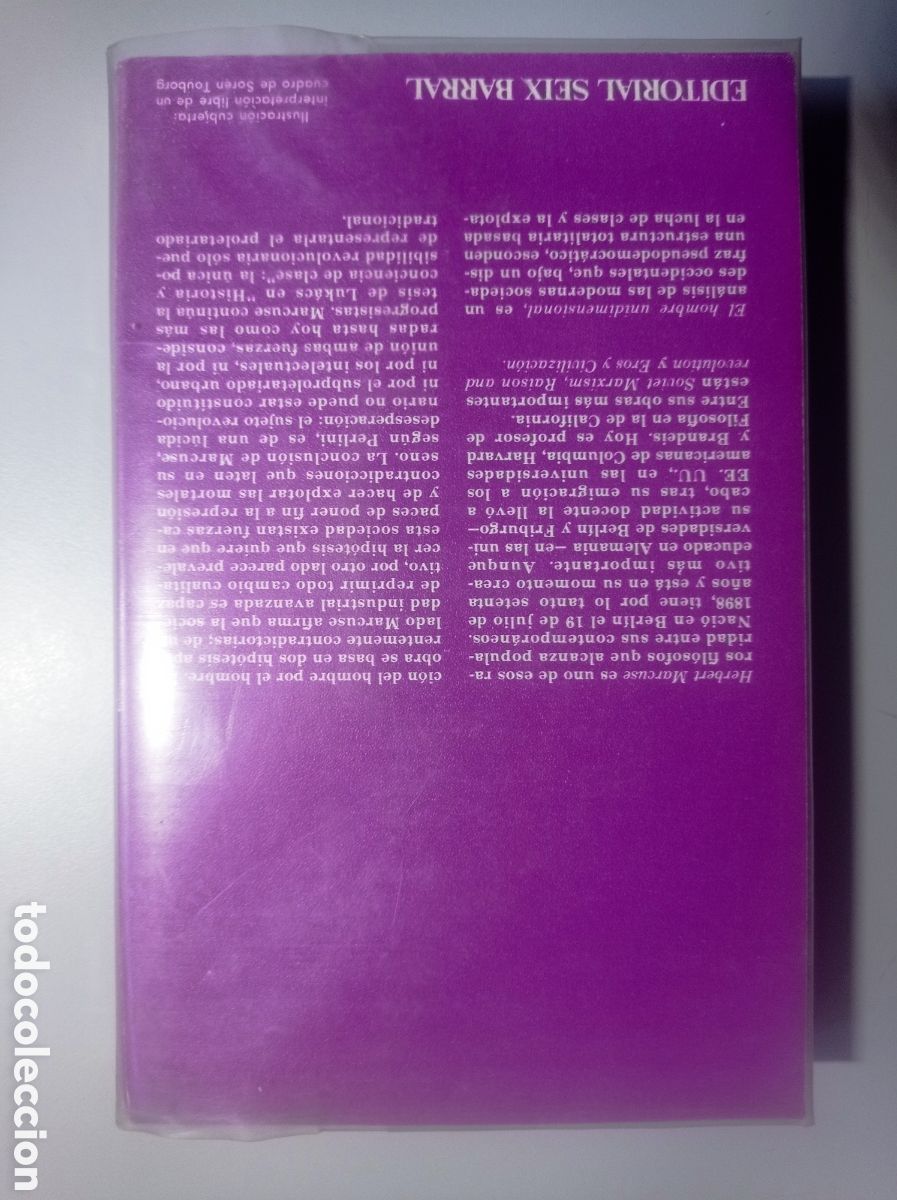 Libros de segunda mano: HERBERT MARCUSE. EL HOMBRE UNIDIMENSIONAL. - Foto 5