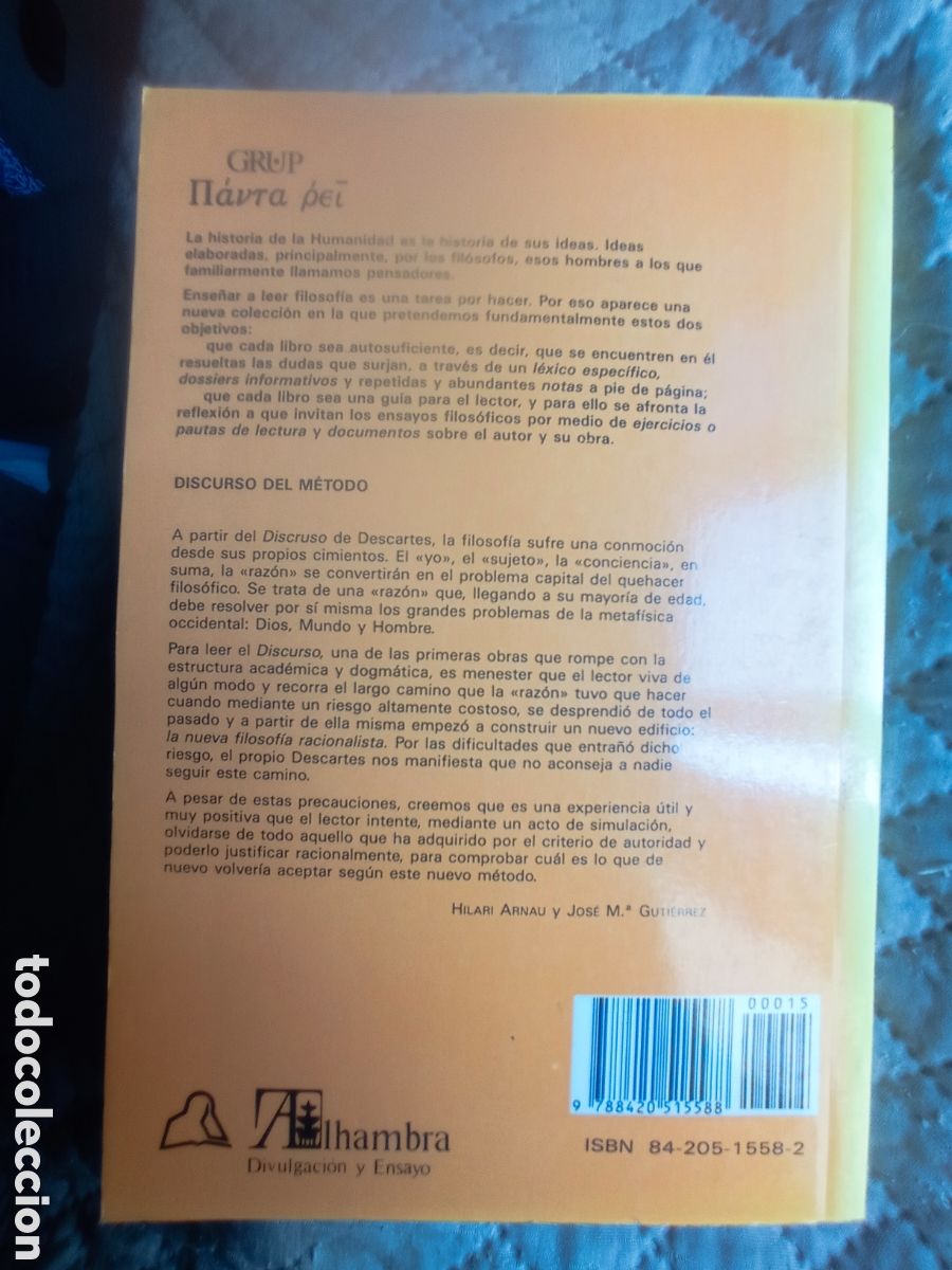 Libros de segunda mano: EL DISCURSO DEL M&Eacute;TODO. EDICI&Oacute;N DID&Aacute;CTICA COMENTADA. - Foto 5