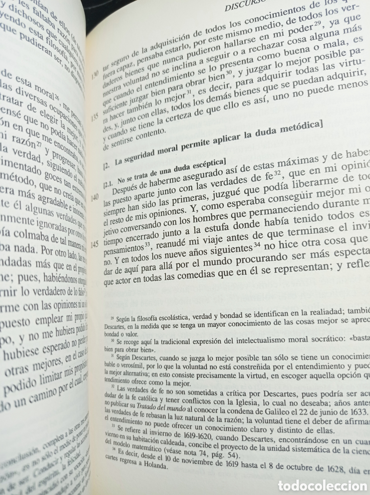 Libros de segunda mano: EL DISCURSO DEL M&Eacute;TODO. EDICI&Oacute;N DID&Aacute;CTICA COMENTADA. - Foto 4