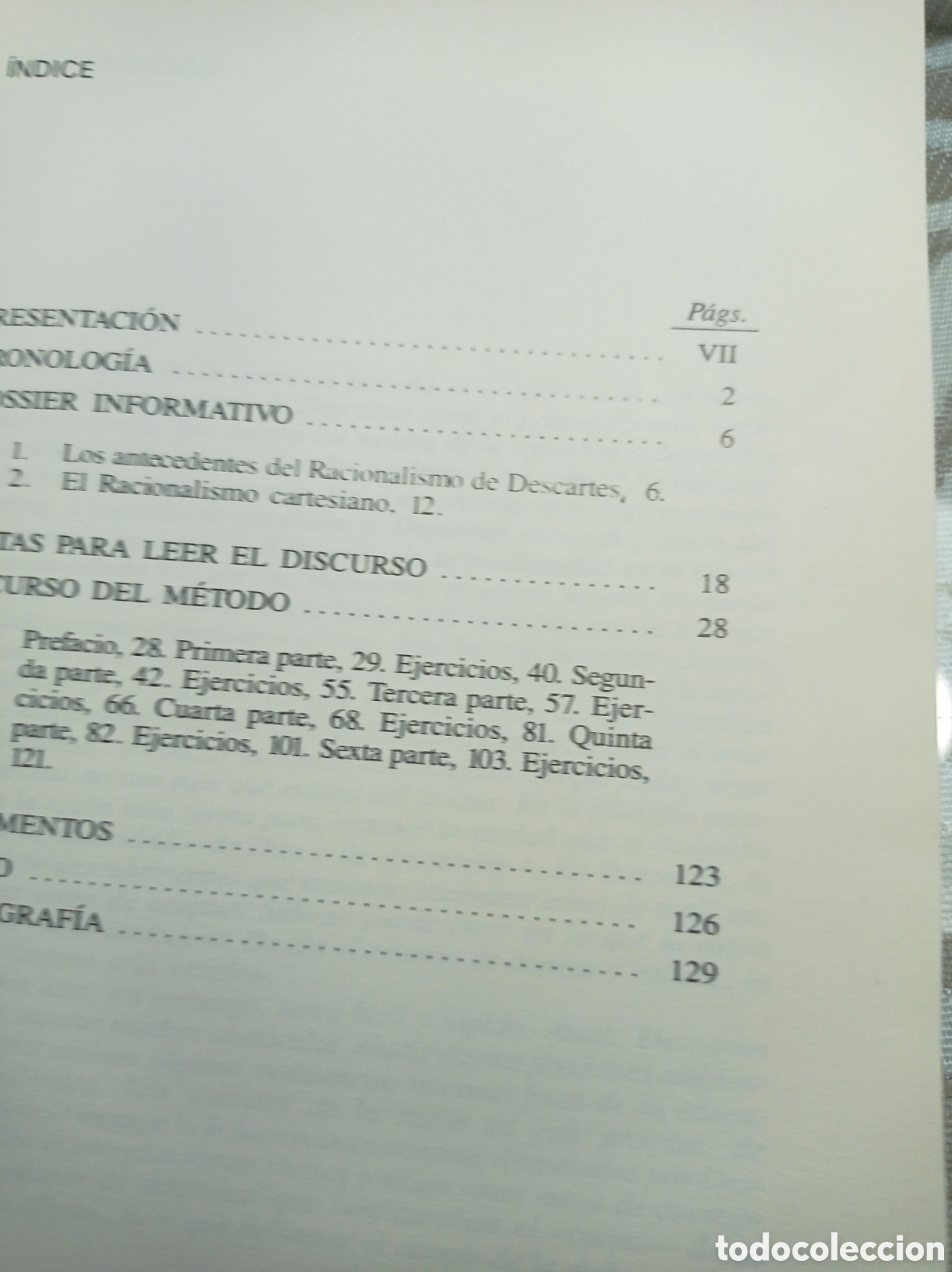 Libros de segunda mano: EL DISCURSO DEL M&Eacute;TODO. EDICI&Oacute;N DID&Aacute;CTICA COMENTADA. - Foto 3