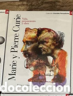 Libros de segunda mano: GRANDES PENSADORES 35 MARIE PIERRE CURIE Vida pensamiento y obra medicina f&iacute;sica qu&iacute;mica precintado