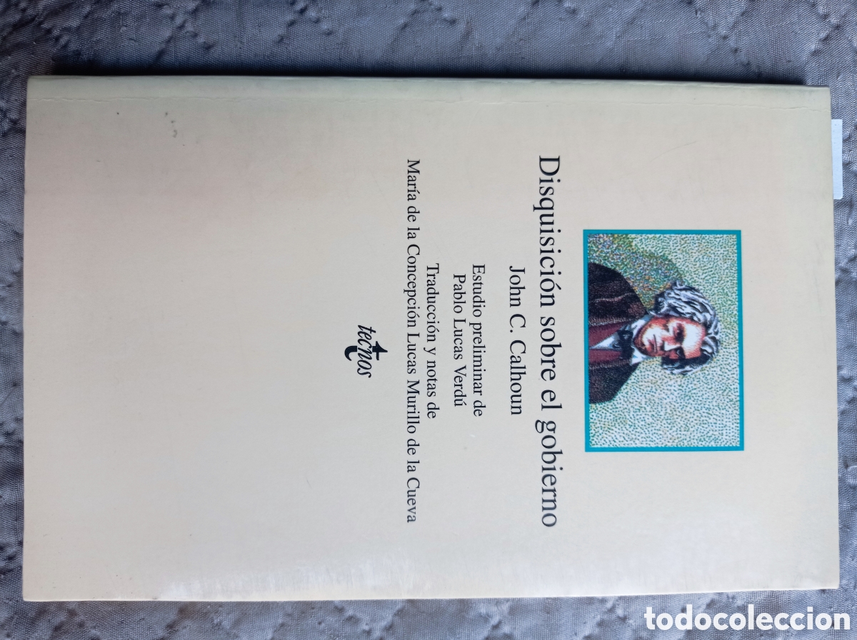 Libros de segunda mano: DISQUISICIONES SOBRE EL GOBIERNO. JOHN C. CALHOUN