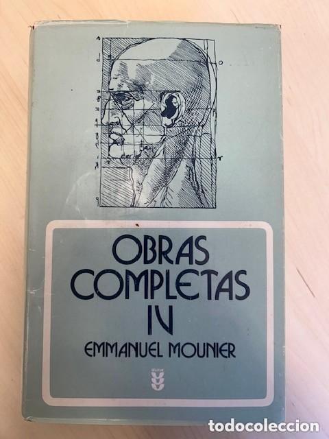 Libros de segunda mano: Emmanuel Mounier. Obras completas IV