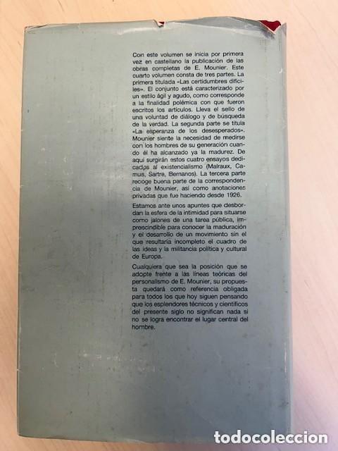 Libros de segunda mano: Emmanuel Mounier. Obras completas IV - Foto 2