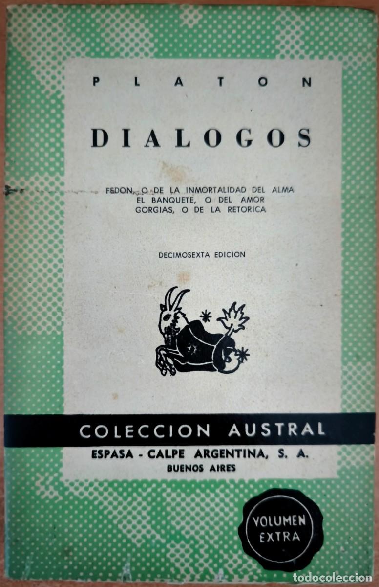 Libros de segunda mano: Di&aacute;logos, de Plat&oacute;n - Austral