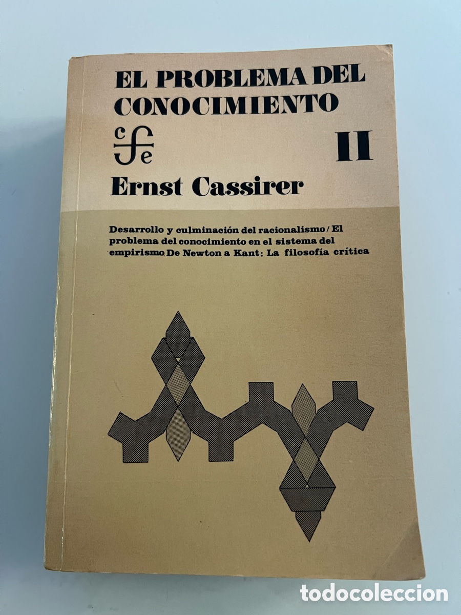 Libros de segunda mano: El problema del conocimiento. Ernst Cassirer. 1956. Fondo de cultura Economica