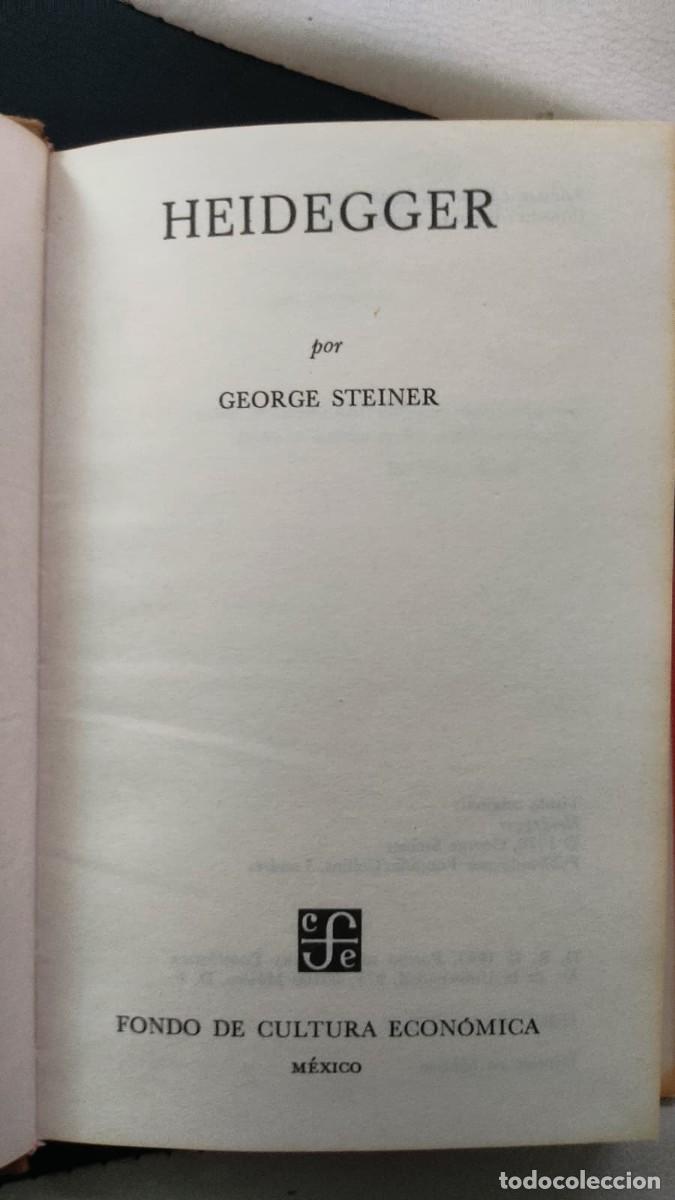 Libros de segunda mano: Lote 5 LIBROS de y sobre Heidegger - Foto 3