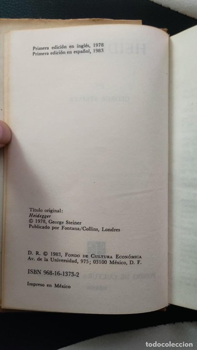 Libros de segunda mano: Lote 5 LIBROS de y sobre Heidegger - Foto 4