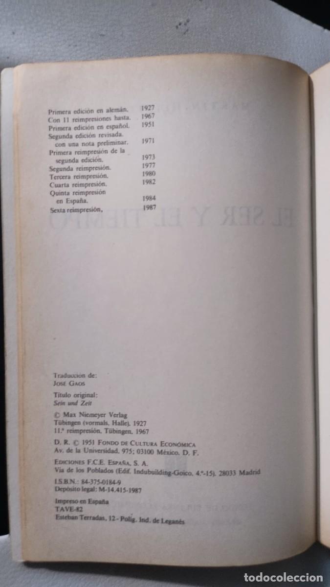 Libros de segunda mano: Lote 5 LIBROS de y sobre Heidegger - Foto 17