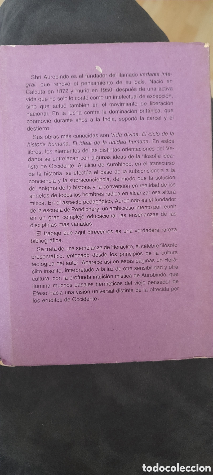 Libros de segunda mano: Heraclito y Oriente. Shri Aurobindo - Foto 2
