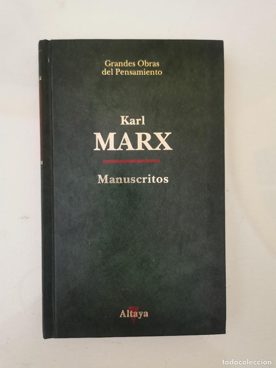 Libros de segunda mano: Karl Marx. Manuscritos: Econom&iacute;a y filosof&iacute;a. Grandes Obras del Pensamiento, Altaya